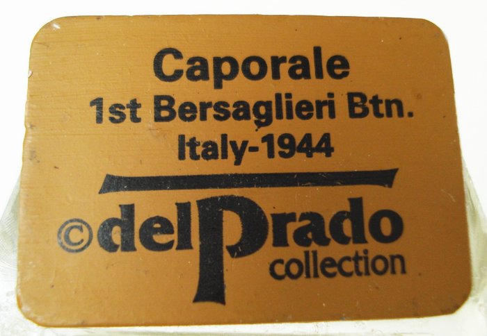SOLDATINO CAPORALE 1st BERSAGLIERI  Btn ITALY 1944 060 DEL PRADO 