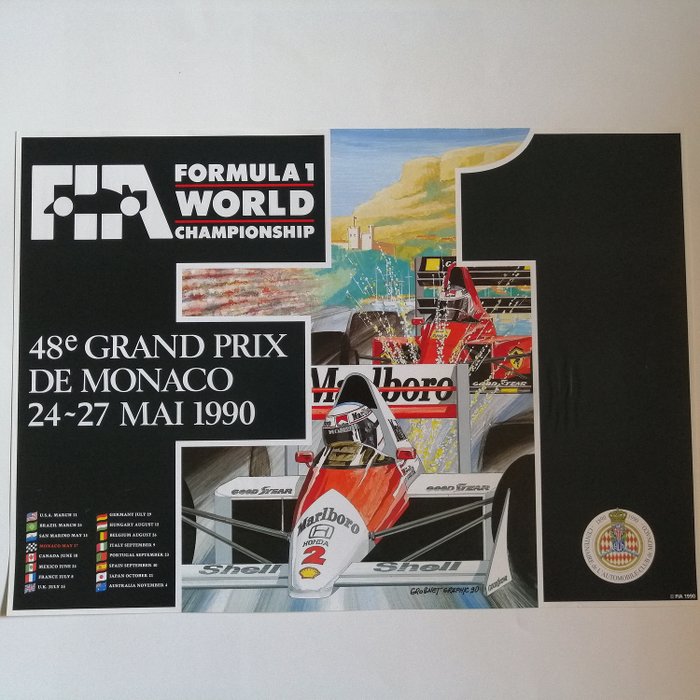 GROGNET - 48eme grand prix de formule 1 de Monaco