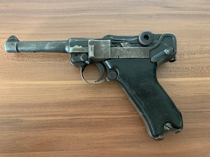德国 - Mauser - P08 Luger 1910-1922 - Great - 中心底火 - 手枪 - 9mm Cal