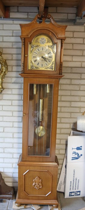 Relógio de pé - Tempus Fugit, Westminster - Madeira - Segunda metade do século XX