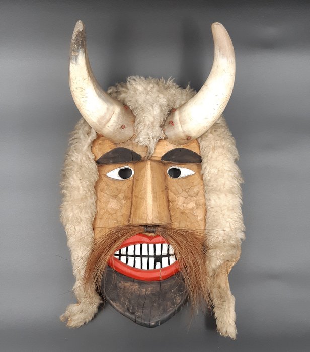 Ferenc Pálos - Original handmade BUSO mask - Folk Art - Composite