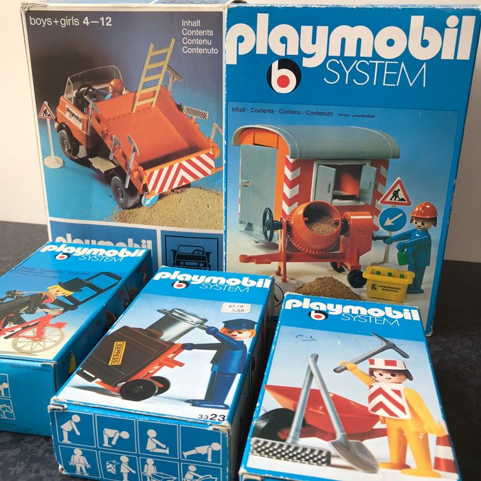 Playmobil - 3203 - 3207 - 3313 - 3323 - 3316 - Camión - 1970-1979 - Alemania