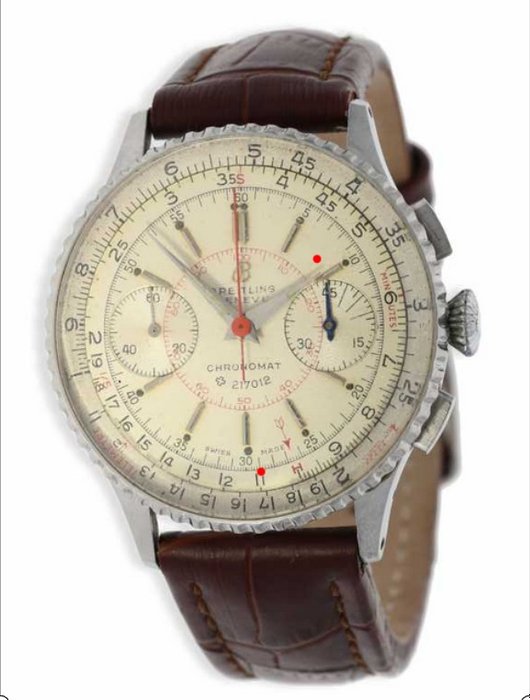 Breitling - Chronomat 769, model with stroke indexes and lumious dots - 769 - Homme - 1901-1949