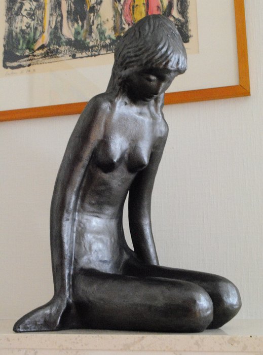 Elie van Damme - Amphora - Statuetta/e - Ceramica