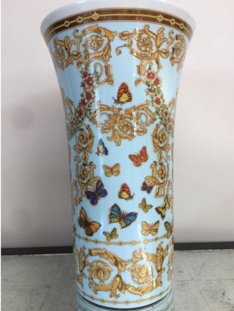 Gianni Versace - Rosenthal - 花瓶,  -  34厘米 - “Le Jardin de Versace” - 瓷