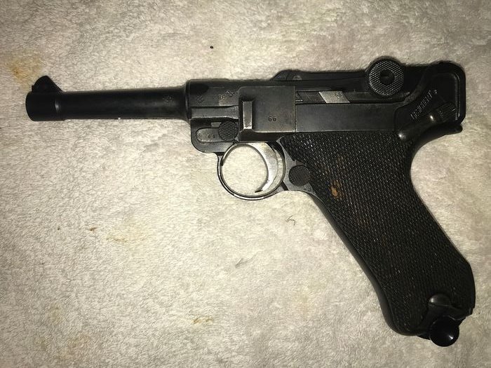 德國 - Erfurt - WW1 Luger P08 1918 Dated Full Matching Number. - Automatic - 手槍
