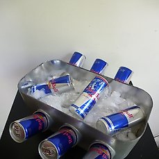 Red Bull Ice bucket Cooler F1 V6 engine 
