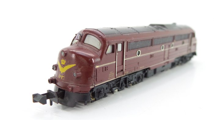 Minitrix N - 2021 - Locomotiva diesel - NOHAB My ​​1100 - DSB