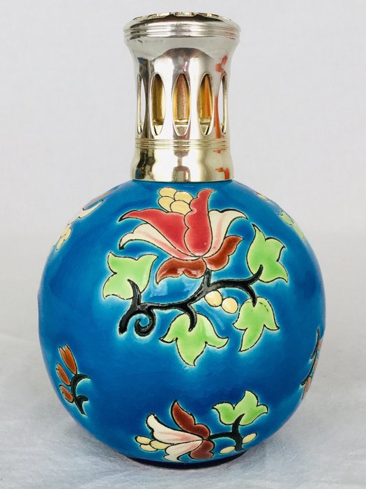 Émaux de Longwy - Beautiful perfume lamp "Lampe Berger" - Earthenware