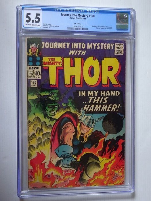 Journey into Mystery #120 - "In My Hand... This Hammer!" lovely Thor comic from mid 60's. - Softcover - Eerste druk - (1965)