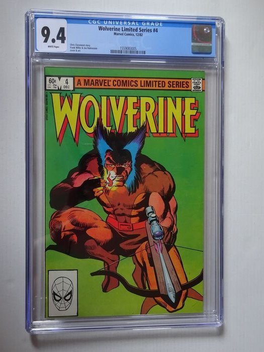 Wolverine Limited Series #4 - "Honor!" Stunning high grade solo Wolverine comic last in Limited series. - Softcover - Eerste druk - (1982)