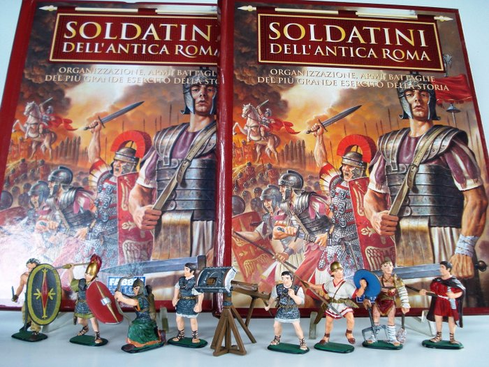 Fabbri Editori by Italeri - Toy soldiers of Ancient Rome + Books - before 1880
