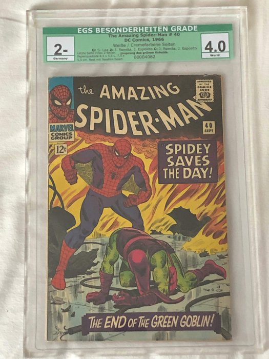 Amazing Spider-Man 40 40 - Amazing Spider-Man #40 EGS 4.0 - Eerste druk - (1966)
