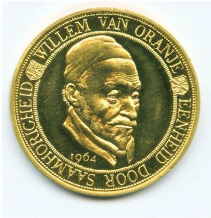The Netherlands - Penning 1964 Willem van Oranje - Gold