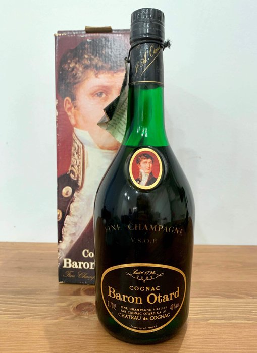 Baron Otard  - Cognac Fine Champagne V.S.O.P. - b. 1970s - 70cl