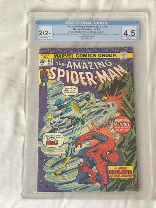 Amazing Spider-Man 143 - Amazing Spider-Man #143 EGS 4.5 - Geniet - Eerste druk - (1975)