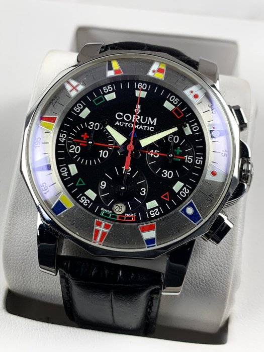 Corum - Admiral's Cup Chronograph - 985.630.20 - Mænd - 2000-2010