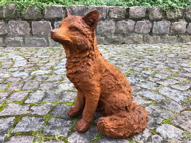 Garden Statue Fox Iron Cast 20th Century Catawiki