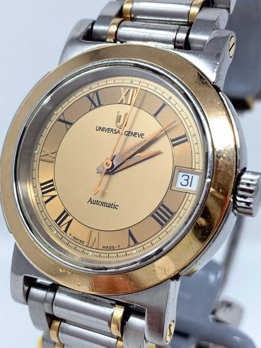 Universal Genève - Automatic - Acero Oro 18K - 33mm - No Reserve - BACK 371.900 - Homme - 1990-1999