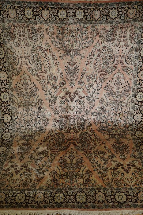 Kaschmir Seide Ghom Carpet 215 Cm, How Big Is A 4×6 Rug