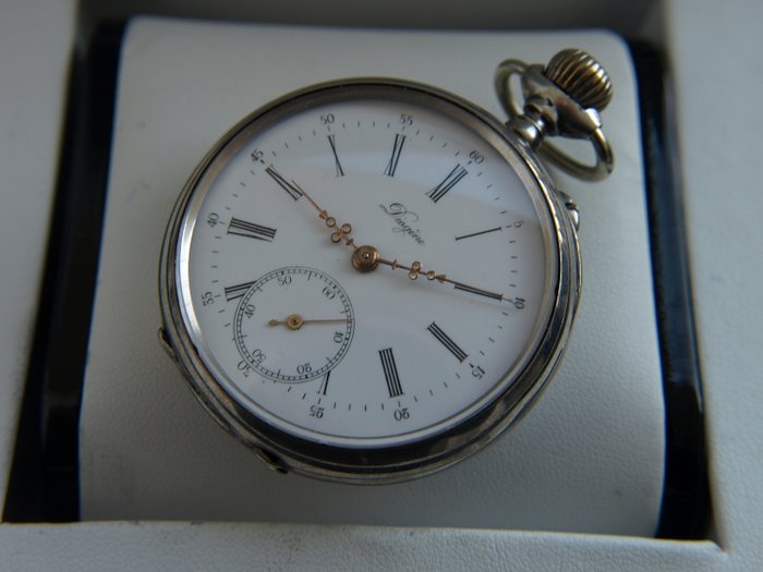 Diogene  -  silver pocket watch NO RESERVE PRICE medal version 1896  - 324952 - Men - 1850-1900