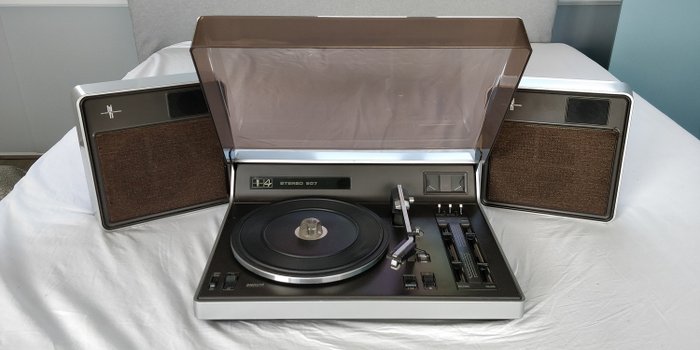 Philips - 907 Stereo - Hi-Fi Anlage, Lautsprecher Set, Turntable
