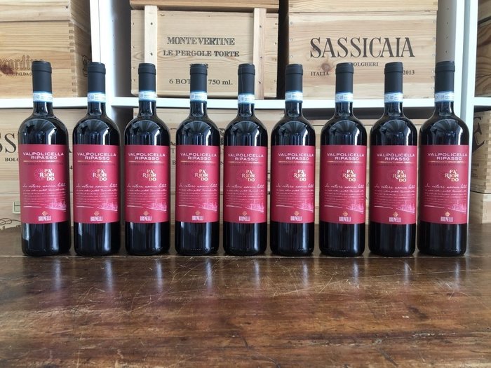 2016 Brunelli "Pa'Riondo" - Valpolicella Superiore Ripasso - 9 Bottles (0.75L)