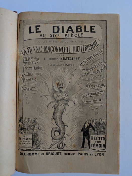  Léo Taxil -  Le Diable au XIXe siècle  - 1892