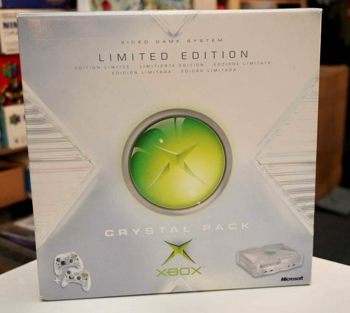 XBOX Classic Crystal Pack Limited edition - Console - In original box
