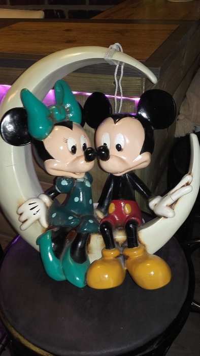 Ongekend Disney, Walt - Beeld - Mickey en Minnie op de Maan - (jaren - Catawiki EX-74