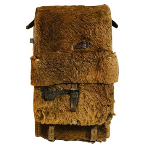 Switzerland - Medical Corps - Swiss army backpack fur and leather