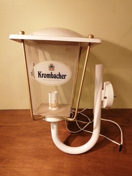 Krombacher Brauerei - Außenlampe (1) - Plastik, Metall