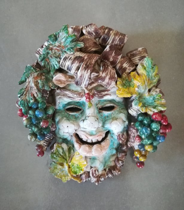 Bacchus mask - Ceramic