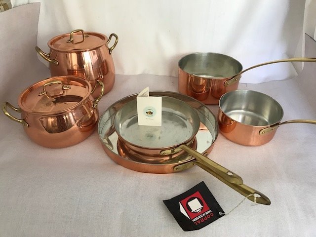Tagus & Copral - new copper pans (6) - copper
