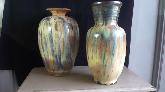 Grégoire (Edouard) et Carpent Fernard - Bouffioulx - 盐岩花瓶 (2)