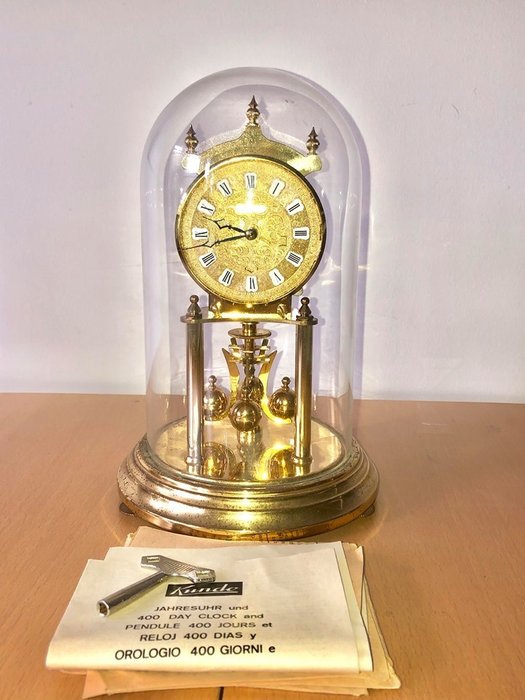 400 day clock - Kundo - Brass - Late 20th century