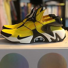 nike adapt huarache opti yellow mens sneakers