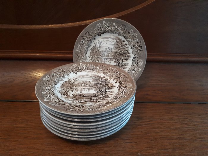 English Ironstone Tableware - 板“城堡” (10) - 陶瓷