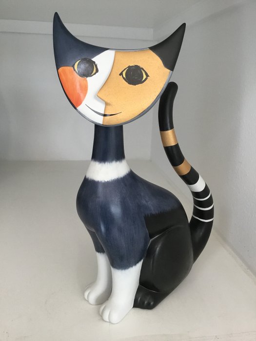 Rosina Wachtmeister - Goebel - Estátua de gato "Leonardo" com 30 cm de altura - Porcelana