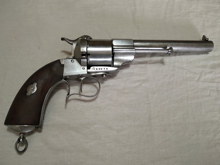 France - LEFAUCHEUX - modèle 1854 ou 1858 - N° 56076 - Pinfire (Lefaucheux) - Revolver - 12 mm