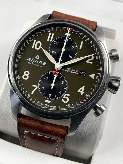 Alpina - Startimer Pilot Chronograph Automatic - AL-725GR4S6 - Uomo - 2011-presente