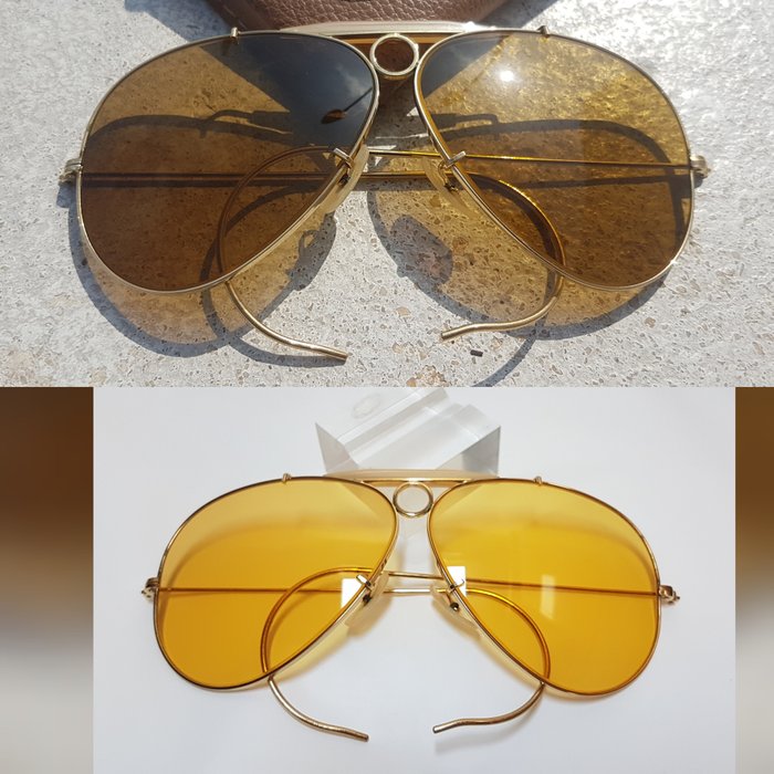 Bausch and Lomb Ray Ban Usa  - Shooter Ambermatic All Weather Sunglasses - Johnny Deep - 1970'S Sonnenbrillen