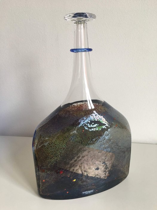 Bertil Vallien - Kosta Boda - Bottle (1) - Glass