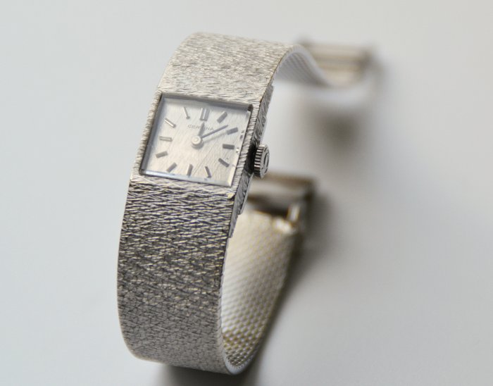 Certina - 18 Karat 750 Weißgold Armbanduhr - Damen - 1970-1979