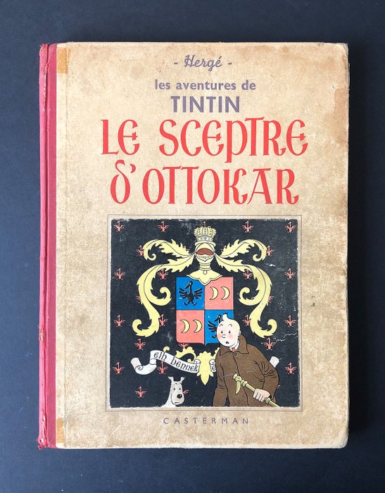 Tintin T8 - Le sceptre d'Ottokar - (A7) - N&B - C - Ensipainos - (1939)