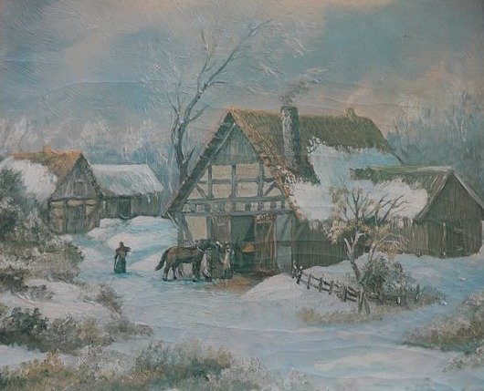 M. Kalich - Froböse - Winter Landscape - 1930