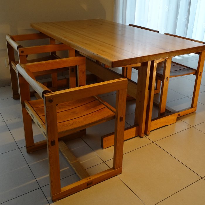Edvin Helseth - Mesa de jantar, cadeiras de jantar (4) - Fureka