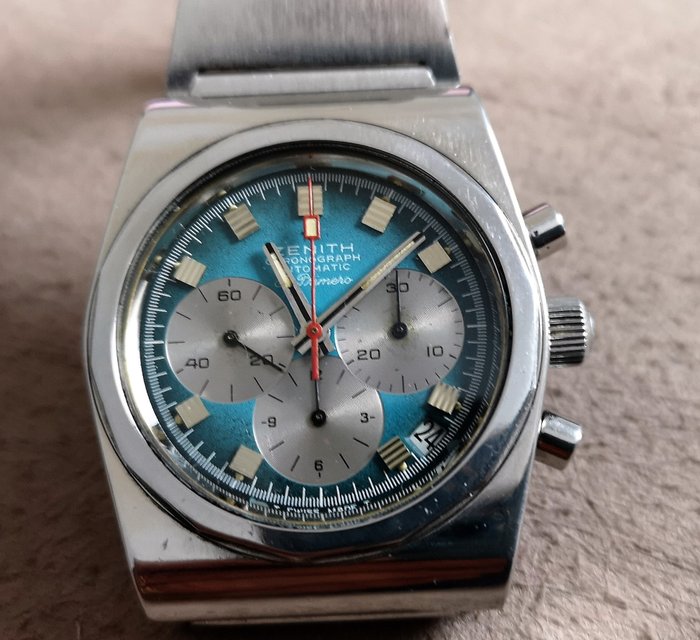 Zenith - Defy El Primero turquoise dial - A782 - Men - 1970-1979