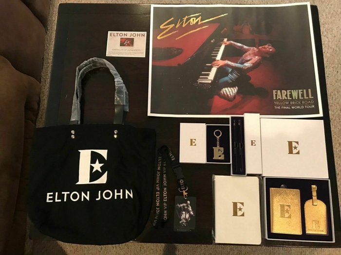 elton john official tour merchandise