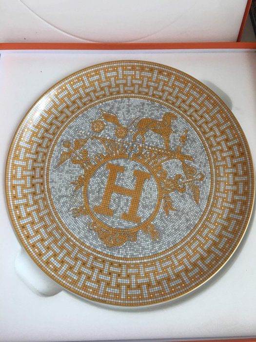 Hermes - Teller, Mosaique 24 - Porzellan